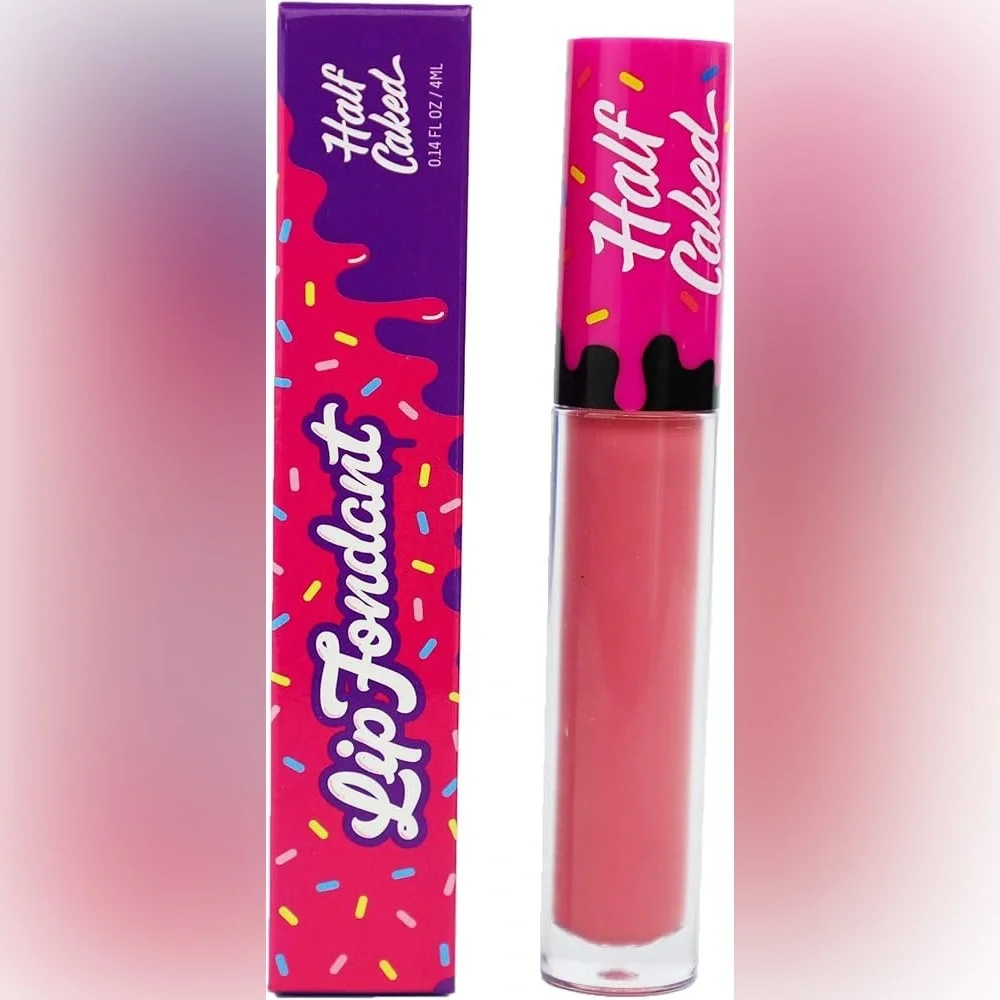Half Caked Lip Fondant Liquid Lipstick Double Dip Matte Pink NEW IN BOX